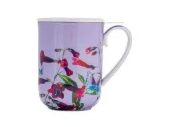 Gabby Malpas Posey Mug With Infuser 340ML Perennial Penstemons Gift Boxed -Tea & Coffee Shop hv0321 a1