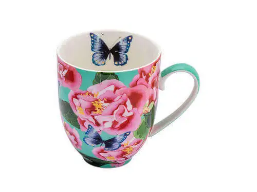 Gabby Malpas Posey Mug & Coaster Set Camellia Dreams Gift Boxed 2 Gabby Malpas Posey Mug & Coaster Set Camellia Dreams Gift Boxed - Image 2