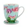Gabby Malpas Posey Mug & Coaster Set Tulip Love Gift Boxed