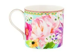 Teas & C's Dahlia Daze Mug 430ML Sky Gift Boxed -Tea & Coffee Shop hv0337 side
