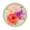 Teas & C's Dahlia Daze Coupe Plate 19.5cm Sky Gift Boxed