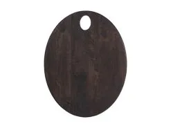 Graze Oval Serving Board Black 47x37x2cm