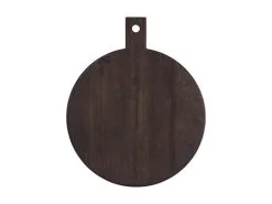 Graze Round Serving Paddle Black 45x37x2cm