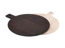 Graze Round Serving Paddle Black 45x37x2cm -Tea & Coffee Shop jg0052 type 1
