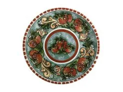 Ceramica Salerno Round Platter 31cm Pomegranates