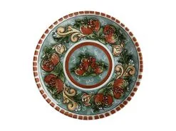 Ceramica Salerno Round Platter 36cm Pomegranates