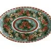 Ceramica Salerno Oval Platter 40x26cm Pomegranates