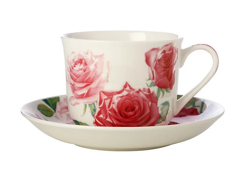 Katherine Castle Floriade Breakfast Cup & Saucer 480ML Roses Gift Boxed 1 Katherine Castle Floriade Breakfast Cup & Saucer 480ML Roses Gift Boxed