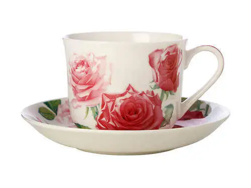 Katherine Castle Floriade Breakfast Cup & Saucer 480ML Roses Gift Boxed 3 Katherine Castle Floriade Breakfast Cup & Saucer 480ML Roses Gift Boxed - Image 3