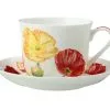 Katherine Castle Floriade Breakfast Cup & Saucer 480ML Poppies Gift Boxed
