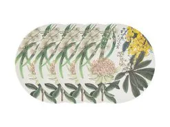 The Blck Pen Golden Summer Bamboo Plate 27cm Set Of 4