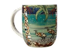 Melanie Hava Jugaig-Bana-Wabu Mug 440ML Cassowaries Home Gift Boxed 5 Melanie Hava Jugaig-Bana-Wabu Mug 440ML Cassowaries Home Gift Boxed -Tea & Coffee Shop kl0052 1f