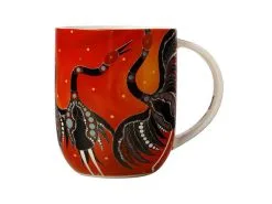 Melanie Hava Jugaig-Bana-Wabu Mug 440ML Brolgas' Symphony Gift Boxed