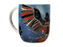 Melanie Hava Jugaig-Bana-Wabu Mug 440ML Black Cockatoos Gift Boxed -Tea & Coffee Shop kl0059 1f