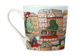 Megan McKean Cities Mug 430ML Amsterdam Gift Boxed -Tea & Coffee Shop kl0152 1f 2