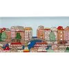 Megan McKean Cities Rectangle Plate 25x12cm Amsterdam Gift Boxed