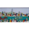 Megan McKean Cities Rectangle Plate 25x12cm Hong Kong Gift Boxed