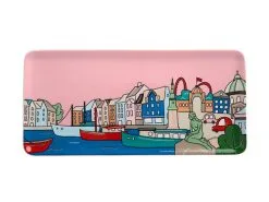 Megan McKean Cities Rectangle Plate 25x12cm Copenhagen Gift Boxed