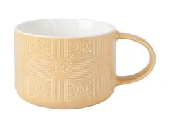 Crest Jumbo Mug 500ML Ochre
