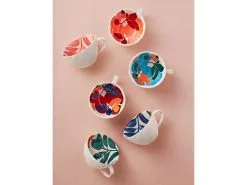 Andalusia Jumbo Mug 540ML Leaf Apricot -Tea & Coffee Shop maxwell williams andalusia jumbo mugs 2