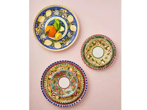Ceramica Salerno Round Platter 31cm Lemons 2 Ceramica Salerno Round Platter 31cm Lemons - Image 2