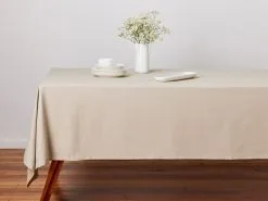 Cotton Classics Rectangular Tablecloth 230x150cm Pebble -Tea & Coffee Shop maxwell williams cottonclassics tablecloth pebble 800x600 1