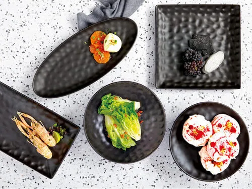 Gravity Oval Platter 50x21cm Black Gift Boxed 2 Gravity Oval Platter 50x21cm Black Gift Boxed - Image 2