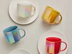 Luxe Mug 440ML Taupe -Tea & Coffee Shop maxwell williams luxe 01 800x600 1 2