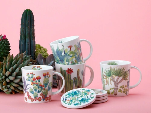 Royal Botanic Garden Arid Garden Mug 300ML Prickly Pear Gift Boxed 2 Royal Botanic Garden Arid Garden Mug 300ML Prickly Pear Gift Boxed - Image 2