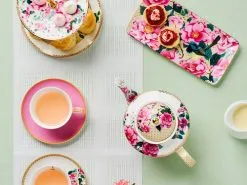 Teas & C's Silk Road Footed Mug 300ML White Gift Boxed -Tea & Coffee Shop maxwell williams tandcs silkroad white 4