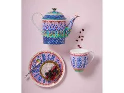 Teas & C's Zanzibar Coupe Mug 440ML Ikat Gift Boxed -Tea & Coffee Shop maxwell williams teascs zanzibar 1