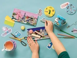 Megan McKean Cities Ceramic Round Coaster 10.5cm Paris -Tea & Coffee Shop megan mckean cities group