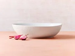 Arc Oval Serving Bowl 32x27cm White Gift Boxed -Tea & Coffee Shop ss22 website maxwell williams arc white bowl 32cm 6