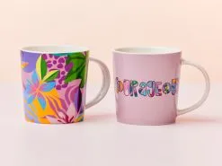 Kasey Rainbow Be Fierce Mug Set Of 2 380ML Courageous Gift Boxed -Tea & Coffee Shop ss22 website maxwell williams kaseyrainbow befierce mugs courageous