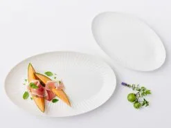 Radiance Serving Platter Set Of 2 White Gift Boxed -Tea & Coffee Shop ss22 website maxwell williams radiance 2piece