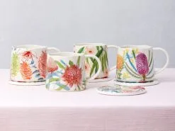 Royal Botanic Gardens Native Blooms Mug 350ML Eucalypts -Tea & Coffee Shop ss22 website maxwell williams rbgv nativeblooms mugs 2