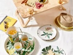 The Blck Pen Golden Summer Bamboo Plate 20cm Set Of 4 Assorted -Tea & Coffee Shop ss22 website maxwell williams theblckpen goldensummer 6